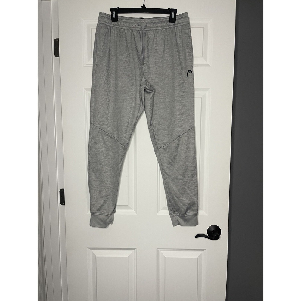 Head Men's Activewear jogger sweatpants gray Large